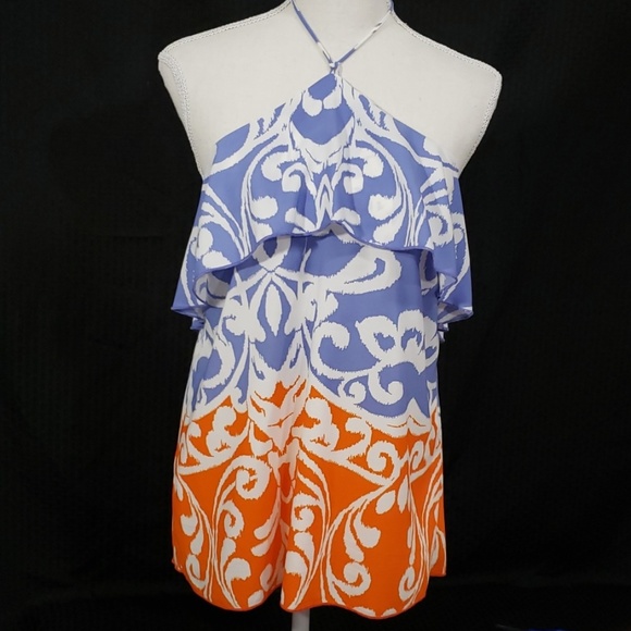 Tyche Tops - Tyche tie at the neck blouse